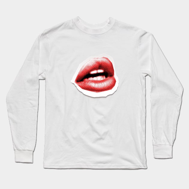 lip Long Sleeve T-Shirt by JunniePL